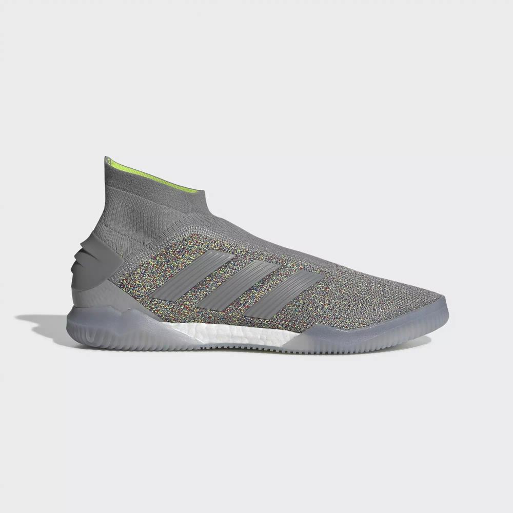 Adidas Predator 19+ Tenis De Futbol Grises Para Hombre (MX-45386)